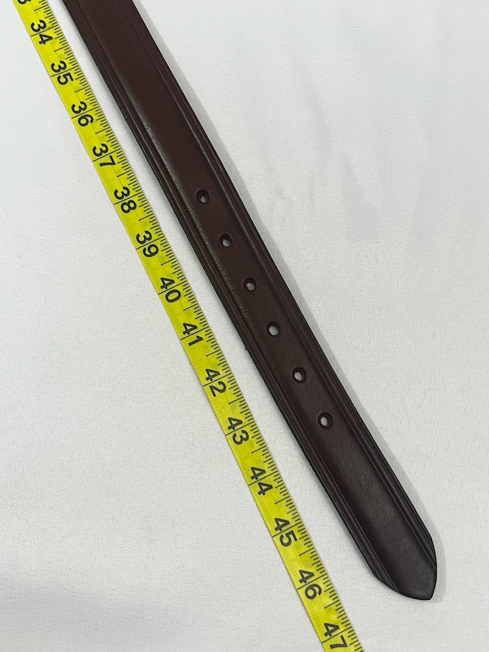 Dennis Knight Bridle Leather Belt 38 Brown (Read) - Picture 11 of 11